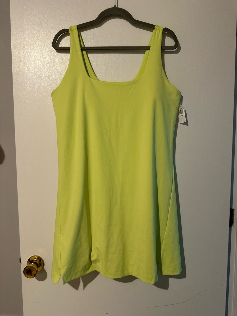 Old Navy Neon Lime A-Line Tank Dress